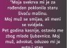 “Moja svekrva mi je za rođendan poklonila staru šivaću mašinu”.