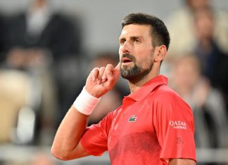 Novaka sinoć sa tribina bodrila kuma u koju je ceo stadion gledao: Nema zanosnije Bosanke od nje, na isklesanom telu joj svi zavide i veoma je obrazovana