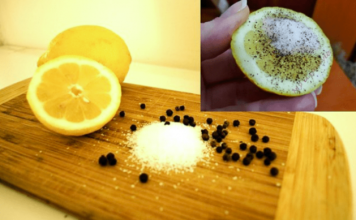 Limun so i biber! Mješavina koja rješava ova 4 važna problema.