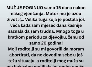Saznala je da je trudna nakon pogibije muža a onda je odlučila ovo …