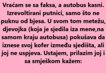 Pomogao sam devojci u busu a onda je neko rekao ….