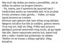 Stajao sam na stepenicama porodilišta, držeći svog mladog sina i papir.
