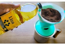 Uzmite obično ulje, ulijte ga u kafu i zapamtite ovaj savjet: Radim to svake godine i preporučujem svima!