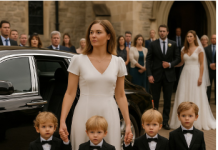 Hteo je da joj se smeje pred svima — ali kad je vidio ko izlazi iz auta, zamrzao se na mestu