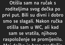 “Otišla sam na ručak s roditeljima svog dečka po prvi put…”