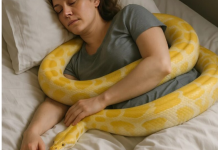 Domaći piton je prestao da jede i počeo da se čudno ponaša prema vlasnici — tokom posete veterinar je rekao nešto što nije očekivala.