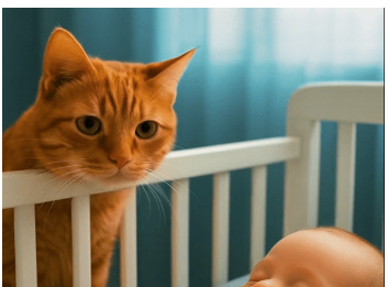 Mislili su da je mačka ljubomorna i luda: Jedne noći, skočila je na krevetac, a oni su shvatili da im spasava život deteta.