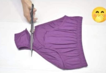 Ne bacajte svoje stare gaćice: Samo odrežite OVAJ dio i vidite šta možete napraviti od njih!