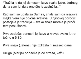 “Svekrva je ‘testirala’ sve snaje – ali kad je došao moj red, napravila sam nešto neočekivano”