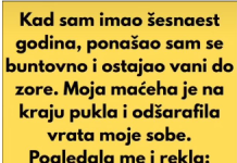 Kad sam imao šesnaest godina, ponašao sam se buntovno i ostajao vani do zore