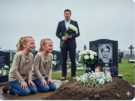 Na grobu voljene – dve suze istog pogleda: istina koja je srušila tišinu