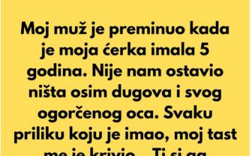 Moj muž je preminuo kada je naša ćerka imala 5 godina, i ostavio me sa dugovima…