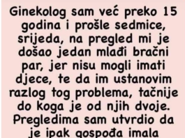 Ginekolog sam više od 15 godina i prošli tjedan kod mene je došao mladi …
