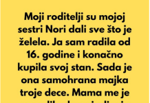 Apsolutno odbijam da se odreknem svog stana zbog svoje sestre i njene troje dece.