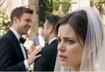 Mladoženja se smejao sa svojim prijateljima i rekao da bi joj radije prekrio lice nego da je gleda tokom njihove bračne noći, potpuno nesvestan da je mlada stajala u blizini i čula apsolutno sve što je rekao