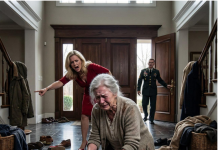 Čuli su smeh iz susedne sobe dok je starija majka klečala u tišini, ribajući cipele pod hladnim naredbama svoje buduće snaje