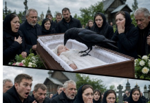 Kada se tokom sahrane gavran spustio na mali kovčeg, ljudi su zanijemili. A trenutak kasnije dogodilo se nešto što niko nikada nije uspio zaboraviti……😲😲😲